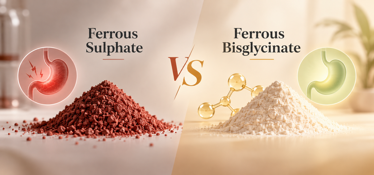Ferrous Bisglycinate vs Ferrous Sulphate